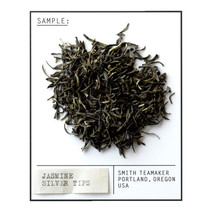 Smith Teamaker | Jasmine Silver Tip No. 96 | Caffeinated Green Tea with Jasmine Blossoms | Scented Full Leaf Green Tea (15 Sachets, 1.3oz each)