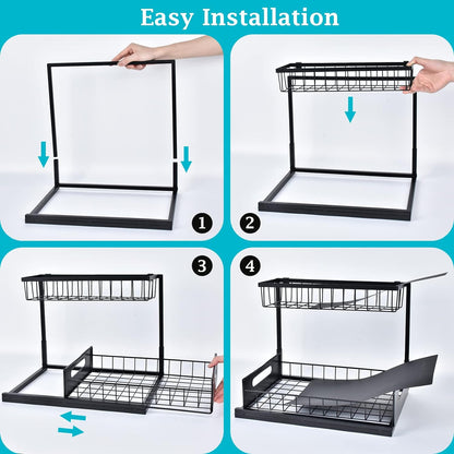 REALINN Under Sink Organizer and Storage