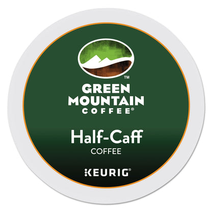 Green Mountain Coffee Roasters Half Caff, Single-Serve Keurig K-Cup Pods, Medium Roast Coffee, 24 Count