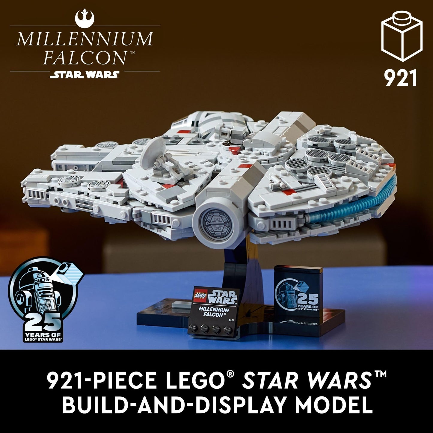 LEGO Star Wars: A New Hope Millennium Falcon 25th Anniversary Buildable Starship Model